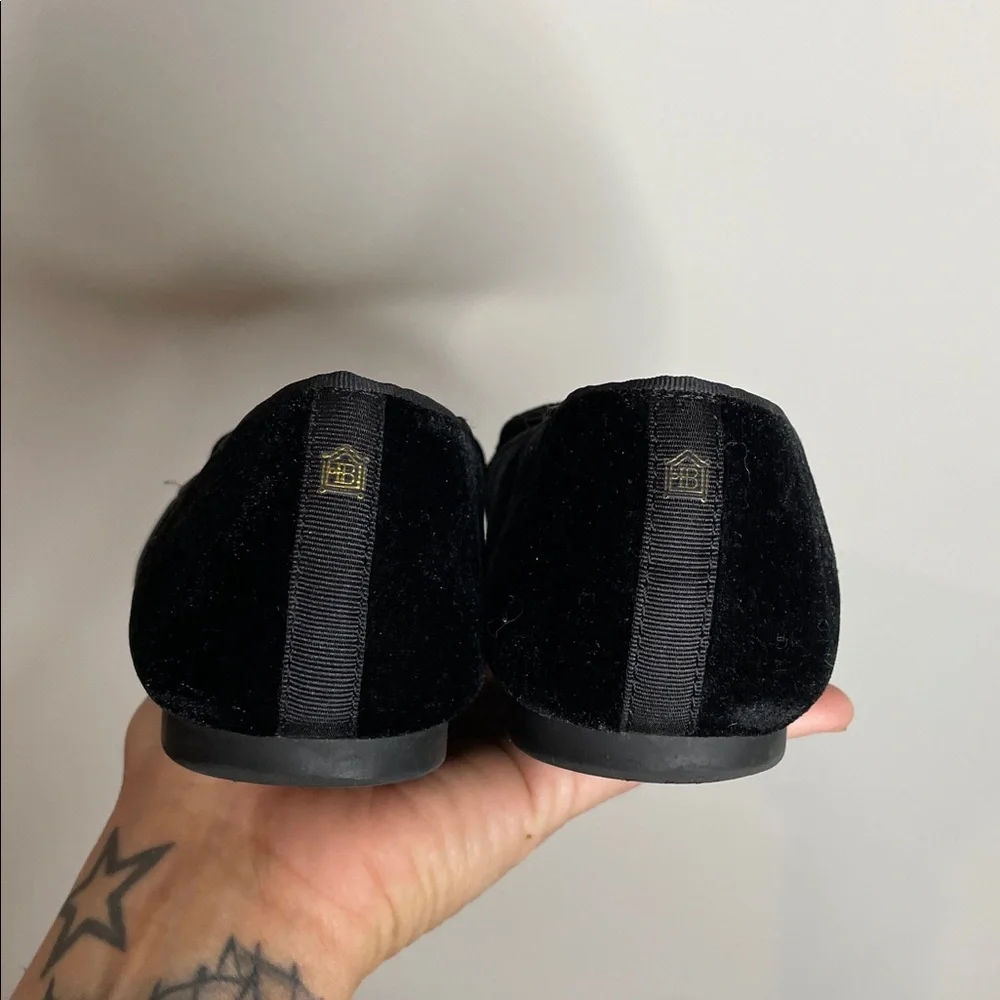 Birdies | Women’s The Starling Loafers in Black Velvet Size 6.5